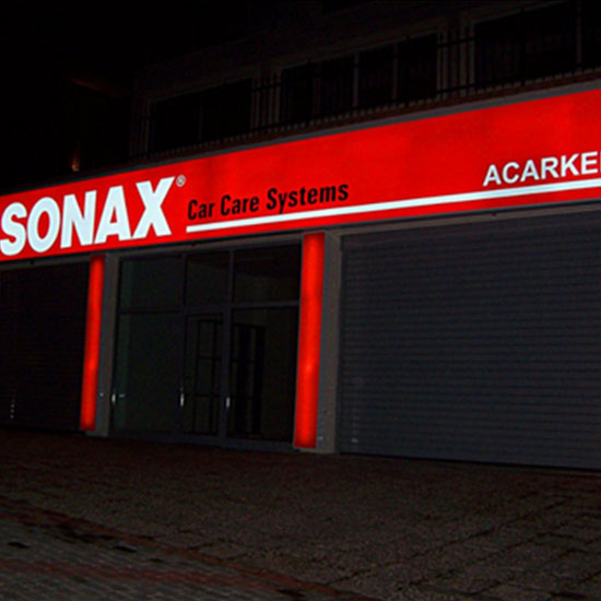 Illuminated Vinyl Stretch Signage