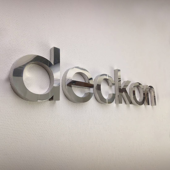 Stainless Steel Box Letter Signage